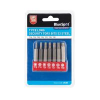 Blue Spot Tools 7 PCE Long Security Torx Bits