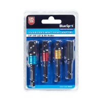 Blue Spot Tools Colour Coded Impact Socket Adaptors (1/4