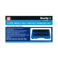 Blue Spot Tools 13 PCE Impact Bolt And Nut Remover Set (1/4
