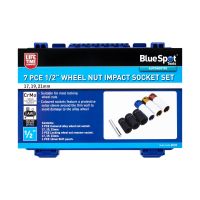 Blue Spot Tools 7 PCE ½”  Wheel Nut Impact Socket Set (17, 19, 21mm)