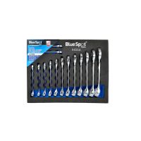 Blue Spot Tools 14 PCE Metric Stubby Spanner Set In EVA Foam (6-19mm)