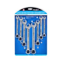 Blue Spot Tools 8 PCE Metric Ratchet Spanner Set (8-19mm)