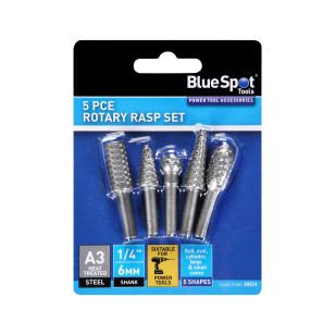 Blue Spot Tools 5 PCE Rotary Rasp Set