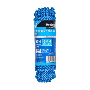 Blue Spot Tools 15M x 8mm (50FT) Polypropylene Rope