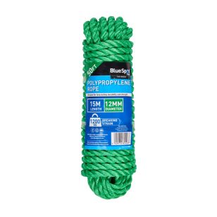 Blue Spot Tools 15M x 12mm (50FT) Polypropylene Rope