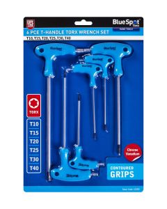 Blue Spot Tools 6 PCE T-Handle Torx Wrench Set (T10-T40)