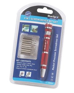 Blue Spot Tools 9 In 1 Precision Screwdriver