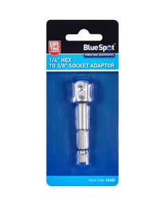 Blue Spot Tools 1/4" Hex to 3/8" Socket Adaptor