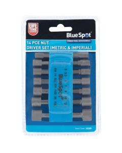 Blue Spot Tools 14 PCE Nut Driver Set (Metric & Imperial)