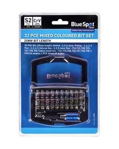 Blue Spot Tools 32 PCE Mixed Coloured Bit Set 