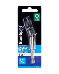 Blue Spot Tools 1/4" Hex Shank 0-20° Angled Bit Holder