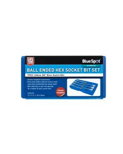 Blue Spot Tools 7 PCE 3/8" Extra Long Ball Ended Hex Socket Bit Set (H3-H10)