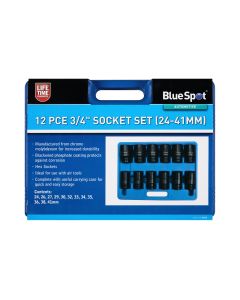 Blue Spot Tools 12 PCE 3/4" Impact Socket Set (24-41mm) 