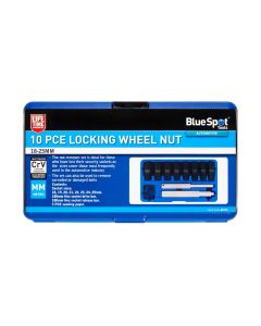 Blue Spot Tools 10 PCE Locking Wheel Nut (18-25mm)