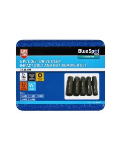  Blue Spot Tools 5 PCE 3/8" Drive Deep Impact Bolt And Nut Remover Set 10-16MM