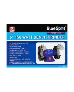 Blue Spot Tools 6" 150 Watt Bench Grinder 