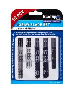 Blue Spot Tools 10 PCE Jigsaw Blade Set (Universal)