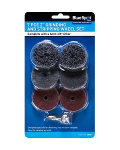 Blue Spot Tools 7Pce 2" Grinding And Stripping Wheel Set