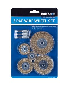 Blue Spot Tools 5 PCE Wire Wheel Set