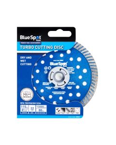 Blue Spot Tools 115mm (4 ½”) Turbo Cutting Disc 