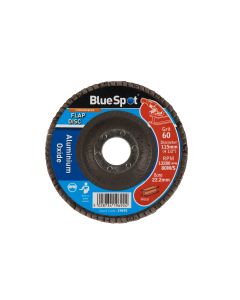 Blue Spot Tools 115mm (4.5") 60 Grit Aluminium Oxide Flap Disc