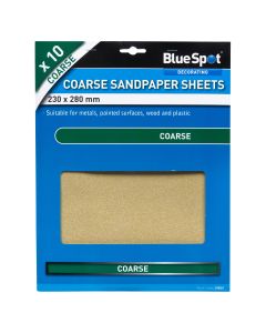 Blue Spot Tools 10 PCE Coarse Sandpapers