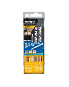 Blue Spot Tools 5 PCE Masonry Drill Bit Set (4-10mm)