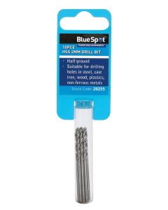 Blue Spot Tools 10 PCE 2mm HSS Drill Set