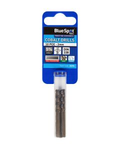 Blue Spot Tools 10 PCE Cobalt Drills (2mm)