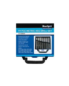 Blue Spot Tools 99 PCE HSS Drill Set (1.5-10mm)