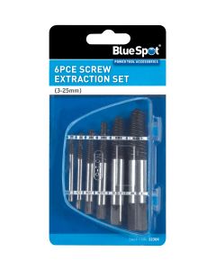 Blue Spot Tools 6 PCE Screw Extraction Set (3-25mm)