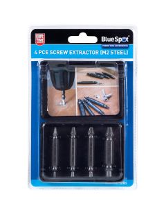 Blue Spot Tools 4 PCE Screw Extractor (M2 Steel)