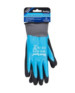 Blue Spot Tools Latex Water Resistant Gloves (Medium)