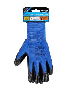Blue Spot Tools  Medium Extra Grip Nitrile Palm Glove