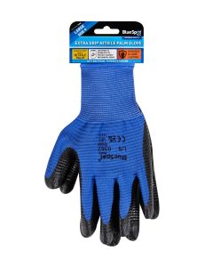 Blue Spot Tools Large Extra Grip Nitrile Palm Glove