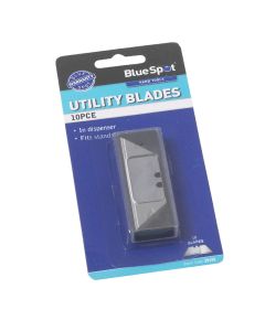 Blue Spot Tools 10 PCE Utility Blades In Dispenser