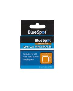 Blue Spot Tools 10mm Crown Flat Wire Staples T50 Type