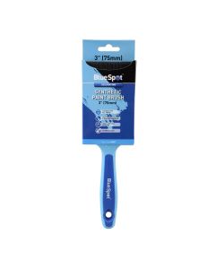 Blue Spot Tools 3" (75mm) Synthetic Paint Brush with Soft Grip Handle