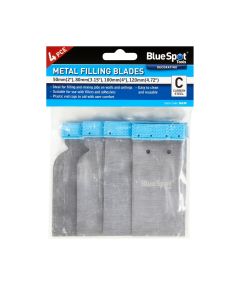Blue Spot Tools 4 PCE Flexible Filling Blades (Metal) 50-120MM