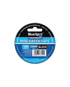 Blue Spot Tools 48mm x 10M Mini Black Gaffa Tape