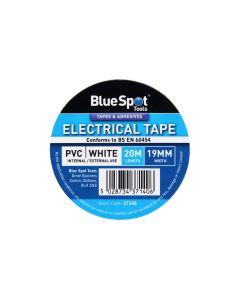 Blue Spot Tools 20M White PVC Electrical Tape