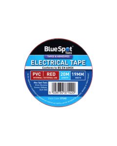 Blue Spot Tools 20M Red PVC Electrical Tape
