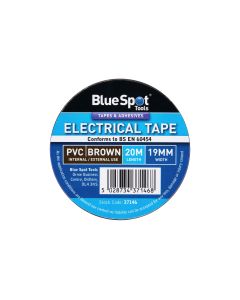Blue Spot Tools 20M Brown PVC Electrical Tape