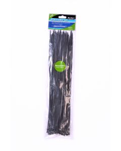 Blue Spot Tools 50 PCE 3.6mm x 350mm Black Cable Ties