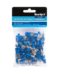 Blue Spot Tools 100 PCE Blue Female Terminals