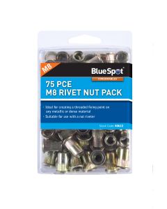 Blue Spot Tools 75 PCE M8 Rivet Nut Pack