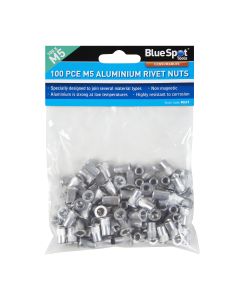 Blue Spot Tools 100 PCE M5 Aluminium Rivet Nuts