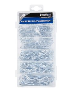 Blue Spot Tools 150 PCE Assorted Hair Pin And R Clip Set