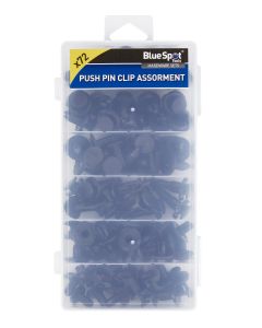 Blue Spot Tools 72 PCE Assorted Push Pin Clips