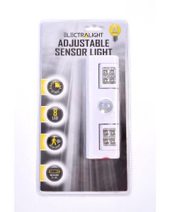 Electralight Adjustable Sensor Light With Batteries